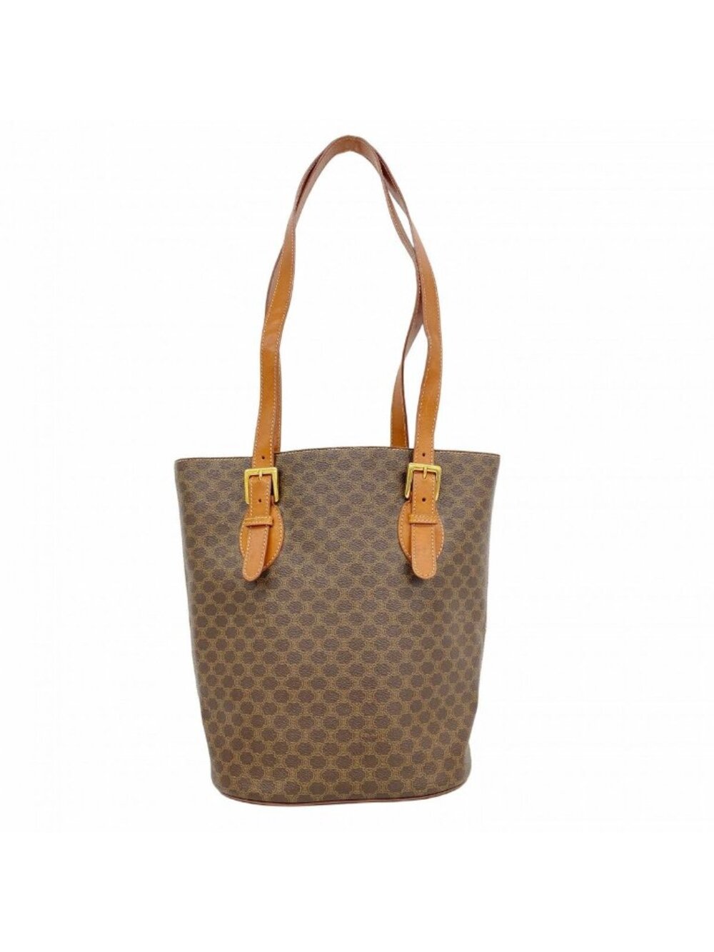 Celine Tote Macadam Brown Gold - Picture 1 of 10